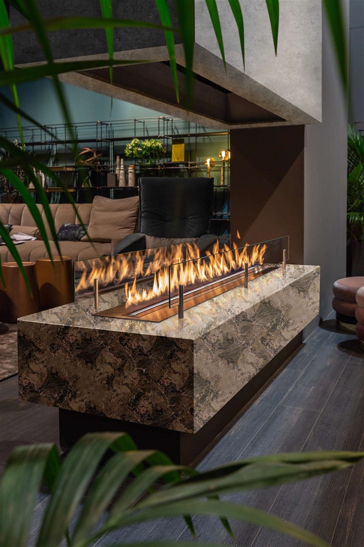 Large Bioethanol Fireplace